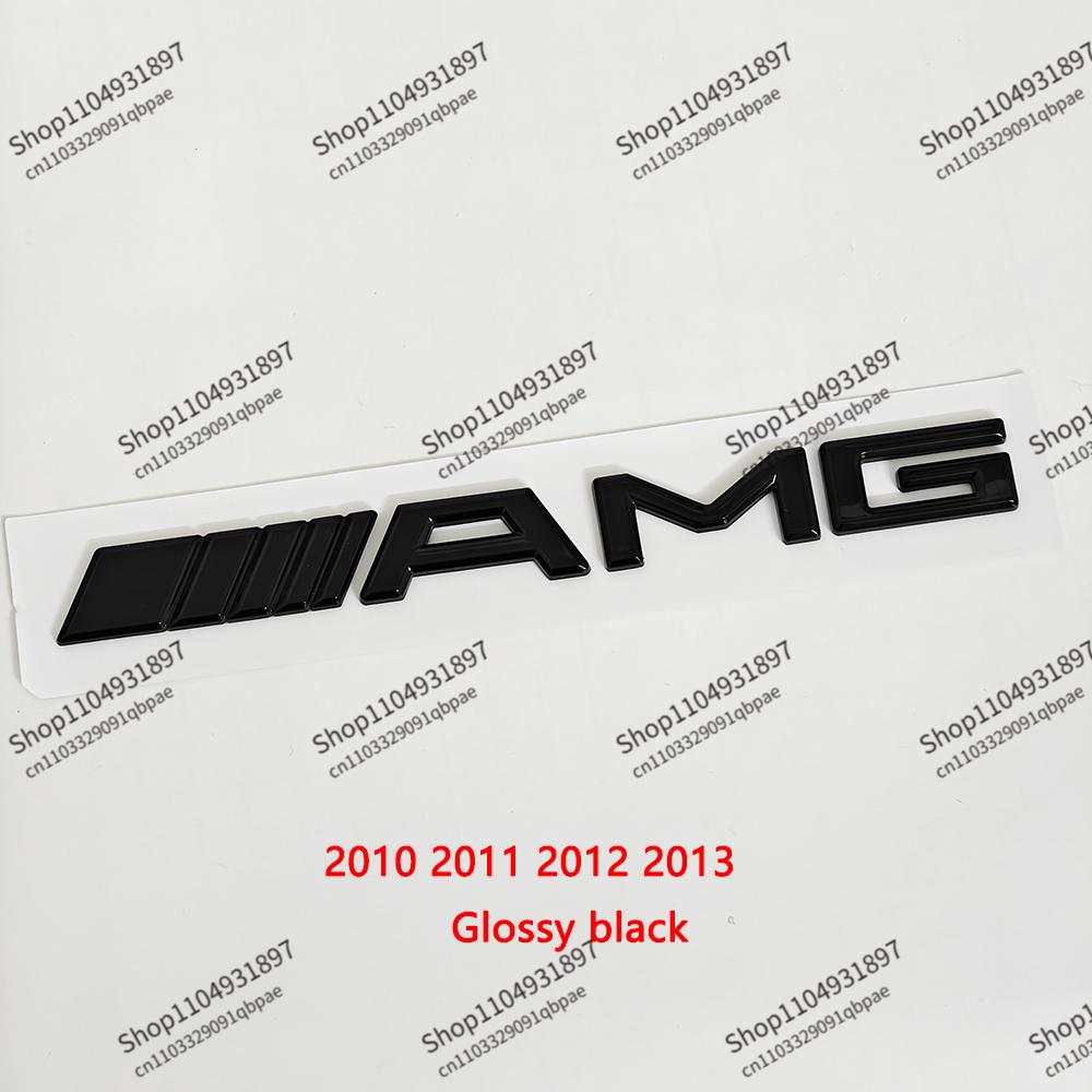 3D ABS Black Logo AMG Emblem Letters Car Trunk Badge For Mercedes Benz W204 W205 W176 W177 W212 W213 AMG Sticker Accessories