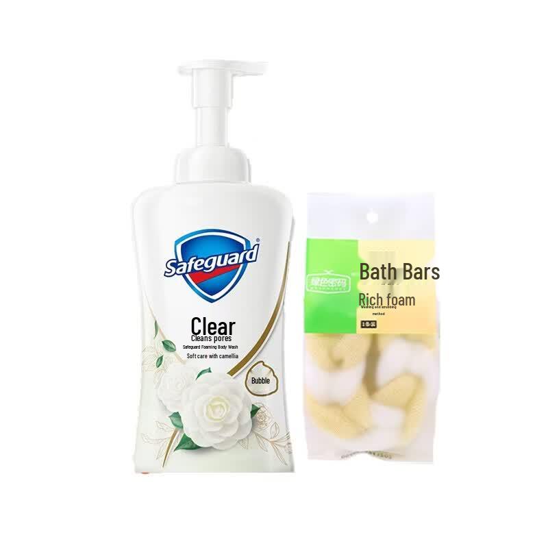 Safeguard Gentle Camellia Scent Foaming Body Wash