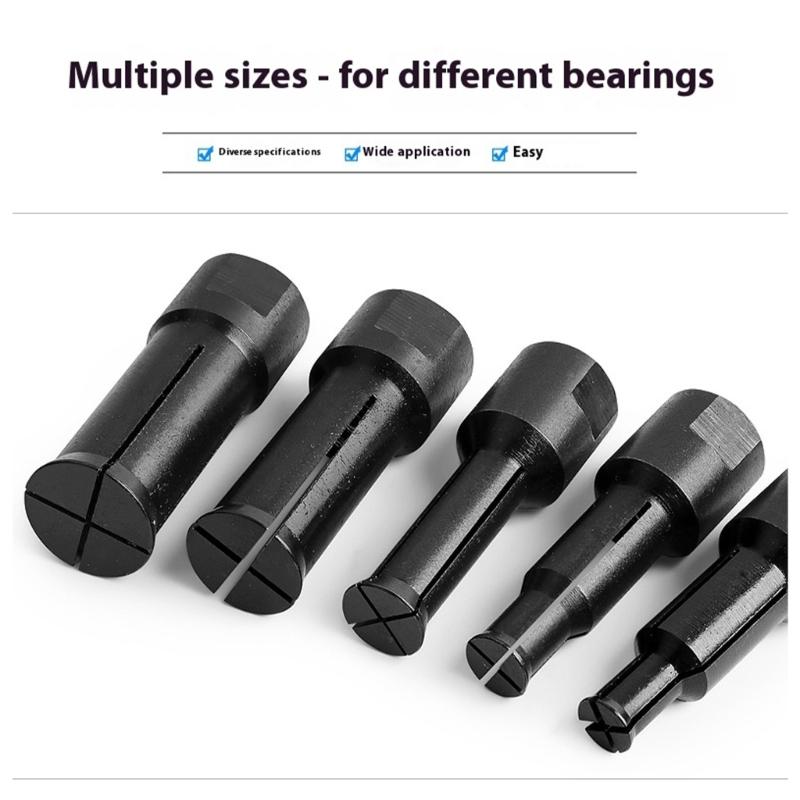Motorcycle Bearing Puller Removal Set 12pcs Suitable for Inner Bearings 9-23mm Ideal for Wheel and Generator Maintenance