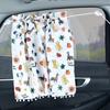 Embroidered Car Window Sunshade UV Protection Rear Side Window Curtain  For Kid Baby Children