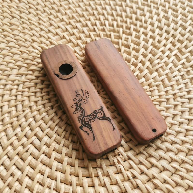 Profesionální výkonná kazoo flétna z masivního dřeva - Nevyžaduje učení