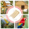 Chicken Swing Weatherproof Wooden Bird Stand Heavy Duty Enrichment Toys Boredom-Relief Chicken Coop Accessories for Rooster