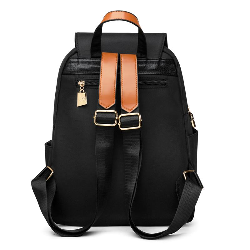 Travel Backpack Large Capacity Computer Bag Women's Commuter Solid Color Backpack