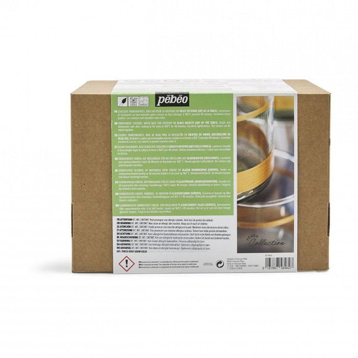 Coffret peinture - PEBEO - Vitrea 160 - Acrylique - Brillant - Pastel