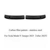 Trunk Door Sill Strip for Tesla Model Y Juniper 2025 Stainless Steel Trunk Threshold Protection Strip Anti Scratch Protector