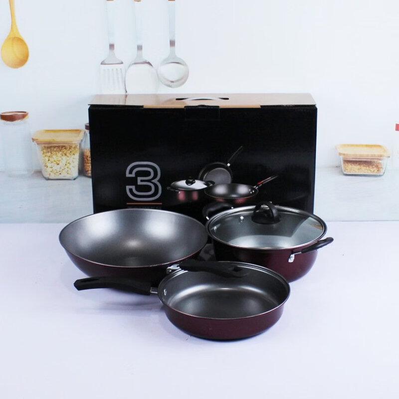 Wutoushi Non-stick Induction Wok Cookware Set