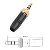 3.5mm Audio Plug with M6 Internal Thread Stereo Headphone Jack Male Plug for Sony UWP-D21 UWP-D22 for Sennheiser MicrophoneGood Product