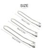 BBQ Sausage Turning Tongs, Hot Dog Tongs, Stainless Steel BBQ Kitchen Tongs