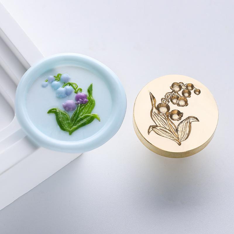 Embossed Plants Flowers Lacquer Seals and Seals Are for Stamps Wedding Invitations Gift Packaging and Decoration