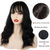 MERISIHAIR Long Brown Wavy Wig Synthetic Fiber Shoulder Length Wavy Wig Cosplay Water Wave Blonde Wigs for Women