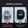 Car Door Mute Damping Cushion Silicone Door Lock Buckle Door Protective Cover For Volvo Xc60 Xc90 V40 V60 S60 V50 V90 S80 C40