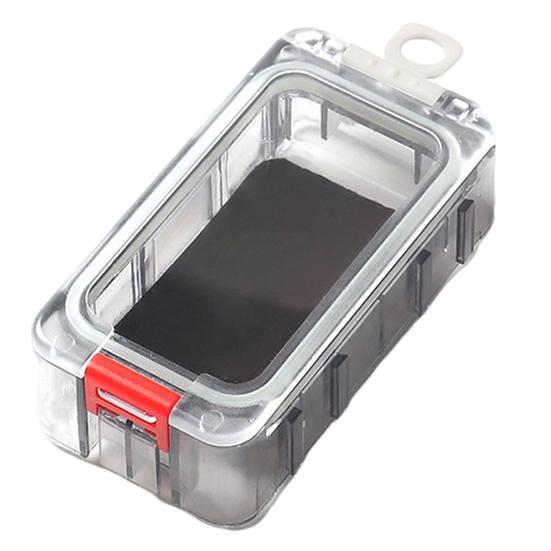 Splicing Fishing Lure Box Glow-in-the-dark Magnetic Clear Portable Waterproof Fishing Hooks Soft Hard Bait Angling Tools Gear Organizer Case