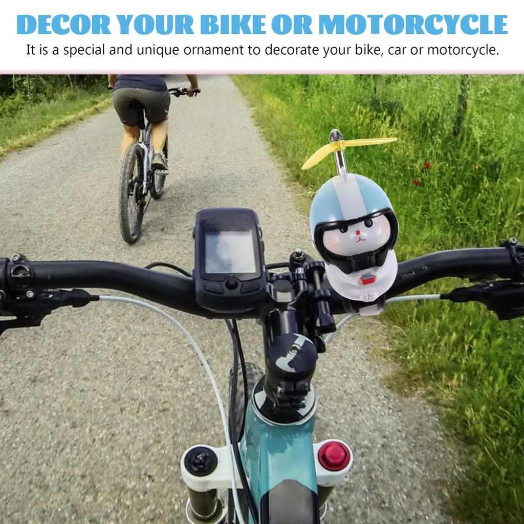 GANAZONO Cat Decoration Car Decoration Cat Bicycle Accessories Cat Horn Cat Figurine Electric Scooter