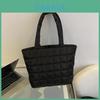 Minimalist Nylon Tote Bag With Double Shoulder Straps And Urban Style For Commuting