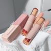 TOOTDODO Brown Matte Lip Glaze: Soft Focus, Milk Cream Finish, Long-Lasting, Whitening Lipstick, Cross-Border Color Makeup.