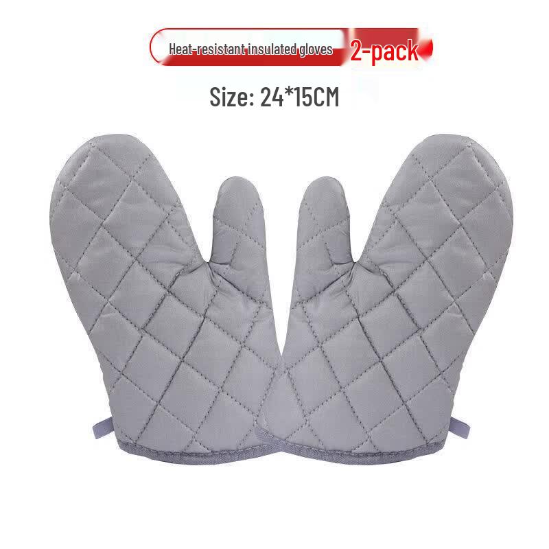 Qiwei Leather Heat Resistant Oven Glove
