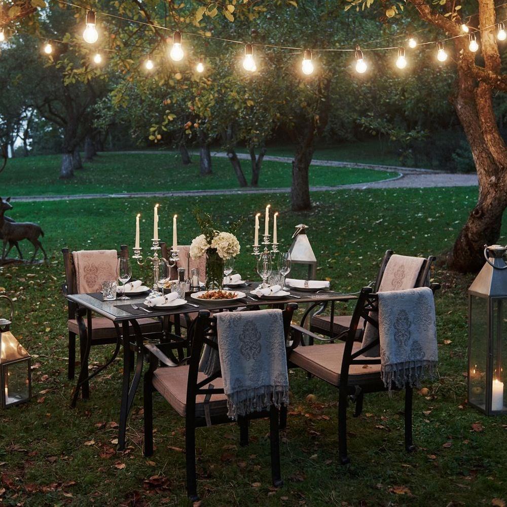 Lights Garland Lighting Garden Outdoor 20x Bulb Light Chain