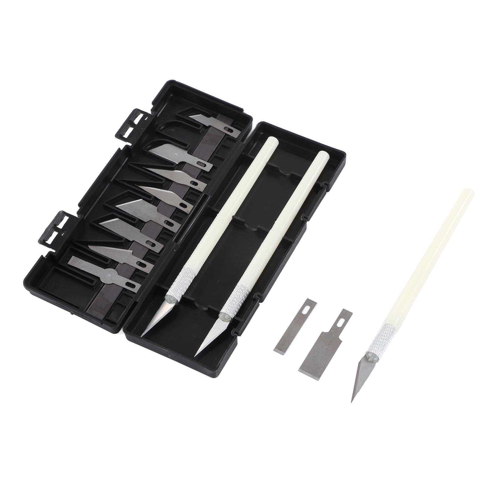 

Набор ножей для рукоделия, 3 ножа для хобби с 10 лезвиями, точное искусство для моделирования резьбы по тыкве