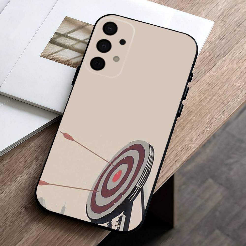 A-Archery S-Sprot   Phone Case For Samsung Galaxy A73,A72,A71,A70,A53,A52,A51,Soft Silicone Black Cover