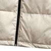 Li Ning 2025 Winter Hot Pot Serie Stehkragen Daunenjacke Herren Oberbekleidung Off-White AYMV629-3