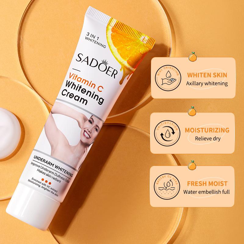 50g Underarm Cream Whitening Cream Moisturizing Brightening Body Lotion Underarm Darkening Deodorant Cream