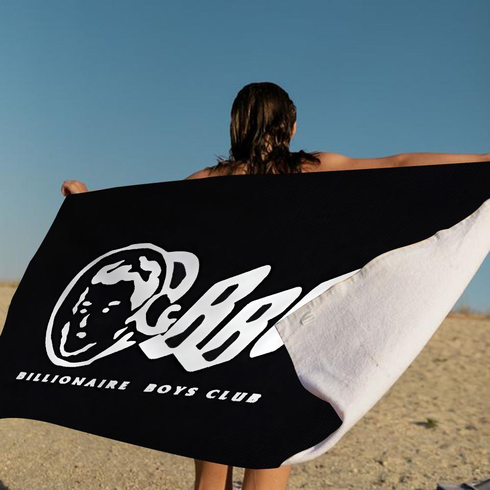 B-Billionaire Cool B-Boys Club K  Bath Towel Microfiber Soft Water Absorbing For Girl Kids Decorative Cartoon Beach Towel