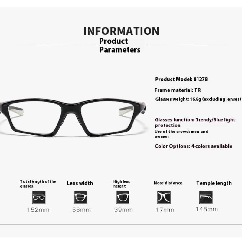 Fotokromik Miyopi Gözlükleri Erkek Dış Mekan Bisiklet Gözlükleri Ayarlanabilir Gözlük Bacakları Ayrılmayı Önlemek İçin Göz Çerçevesi