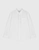 WORK ON BODY OFF Steady Oversized Cotton Shirt [White]