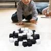 50Pcs     Dice Small Write On Wipe Off Dice for Board Games Digital Teaching