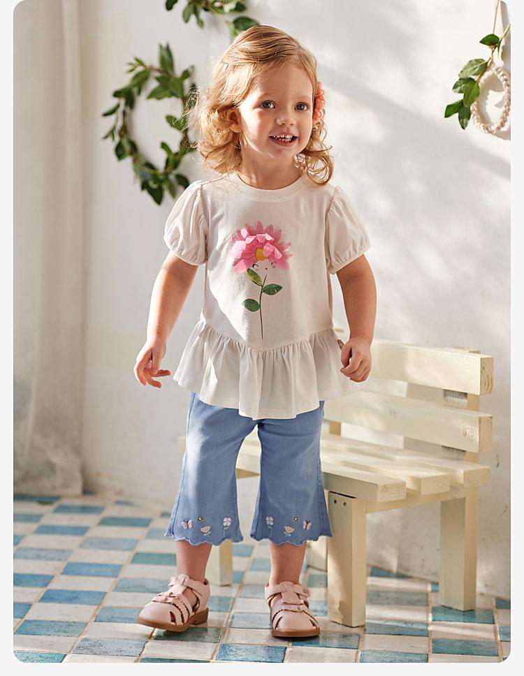 David Bella Children's Denim Cropped Pants