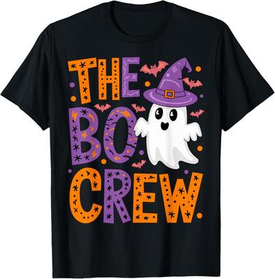 The Boo Crew Costume d'Halloween Dr?le T-shirt Unisexe