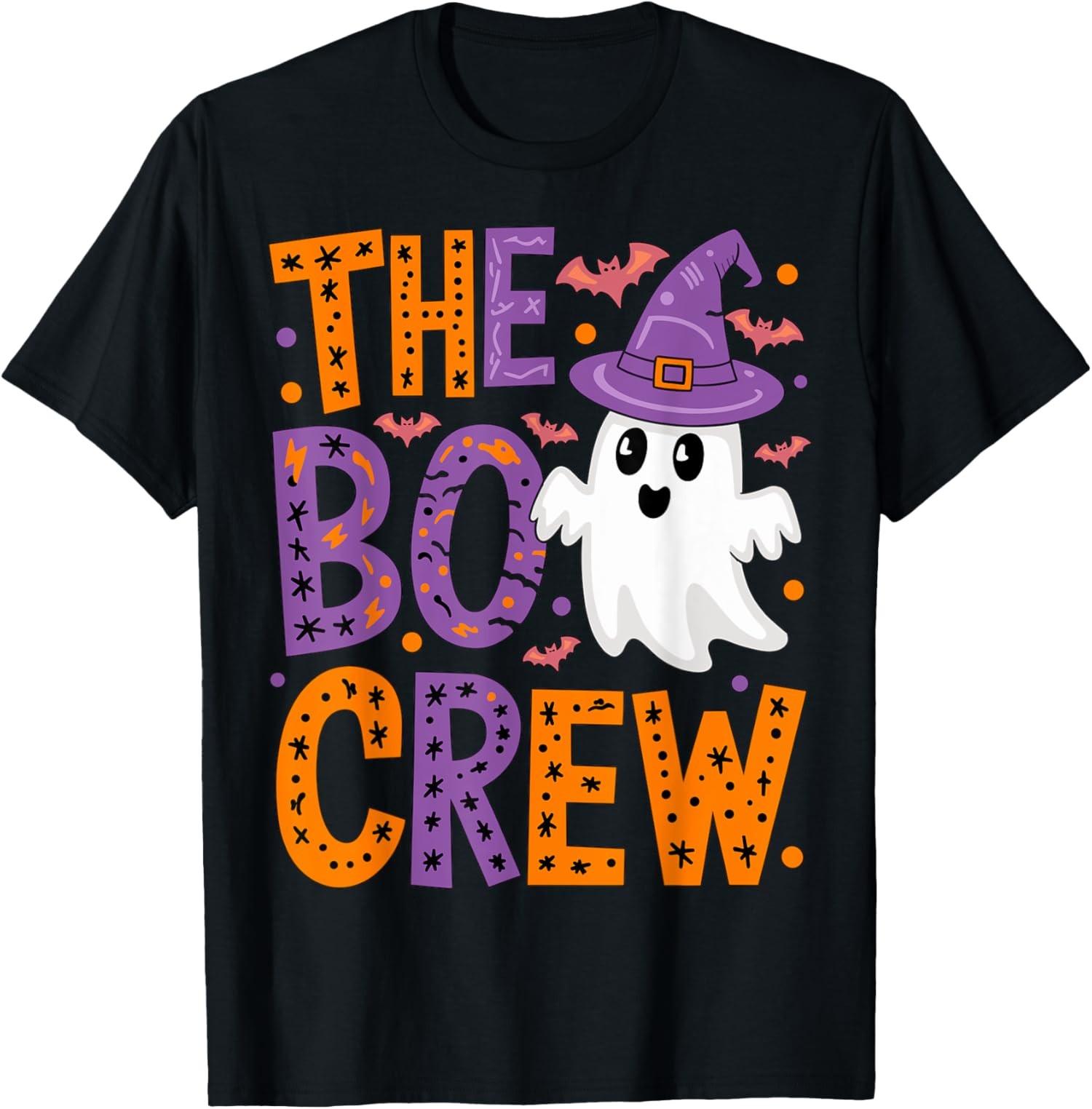 The Boo Crew Costume d Halloween dr?le T-shirt unisexe S