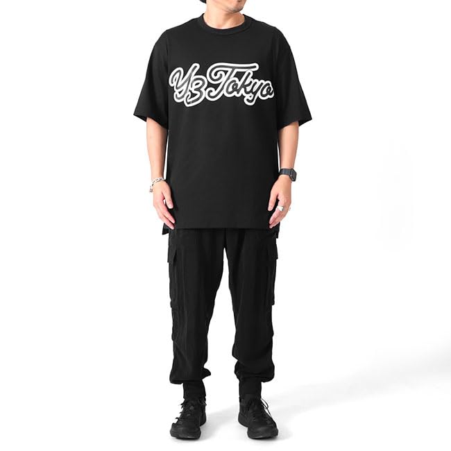 Tokyo Logo IQ2140 Black Tokyo Short Sleeve [Wisely] T-Shirt T-Shirt Men's [M-Black(IQ2140)]