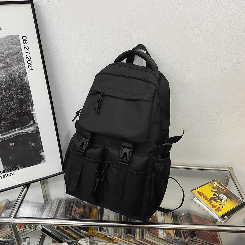 

Черный школьный рюкзак 2022 года с множеством карманов и большой вместимостью для учеников младших классов