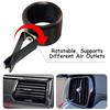 EHERDM Removable Car Vent Vase with Metal Clamp Car Air Outlet Vase Car Vent