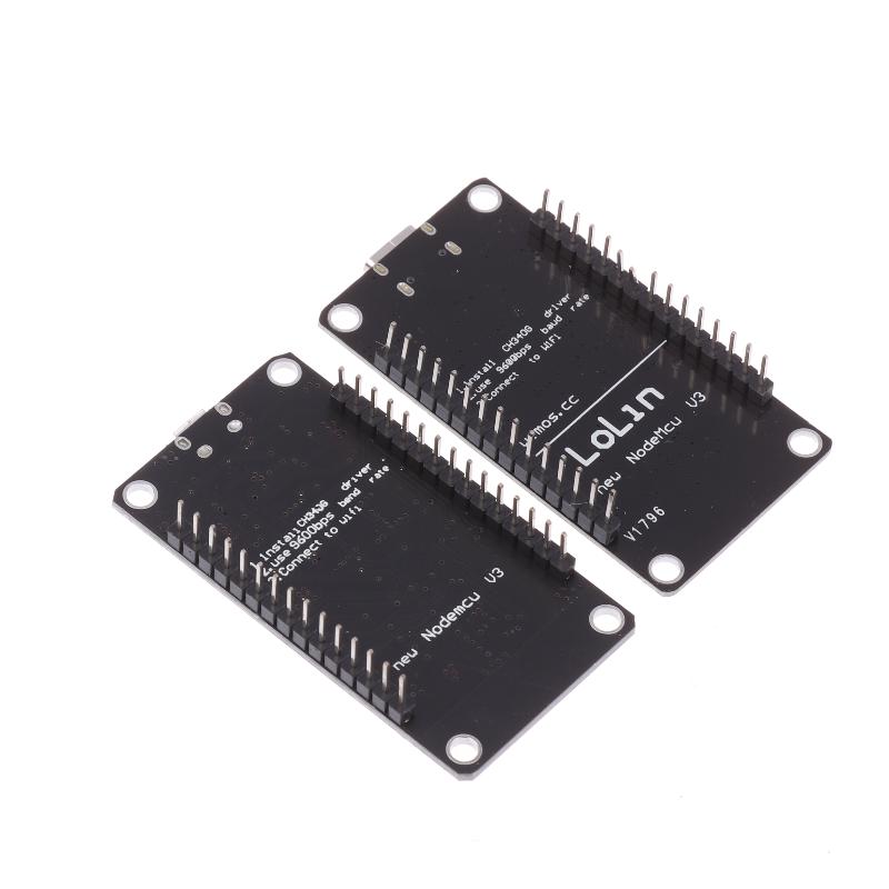 Nodemcu Lua V2.1 Esp8266 Esp-12F Wifi Development Board Micro Usb- Ch340 Blackboard With Flash Button And Rst Button