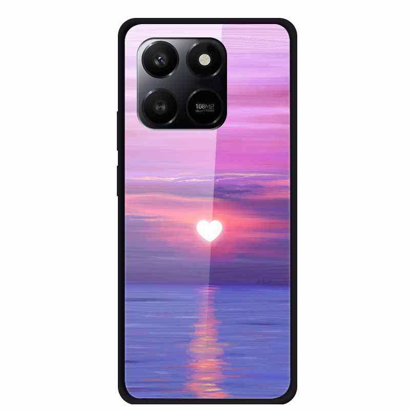 6.77" Glass Back Cover For Honor 400 Smart X7d 2025 Case Tempered Glass Case For Honor Play 10T 5G Case Protective Fundas Shells