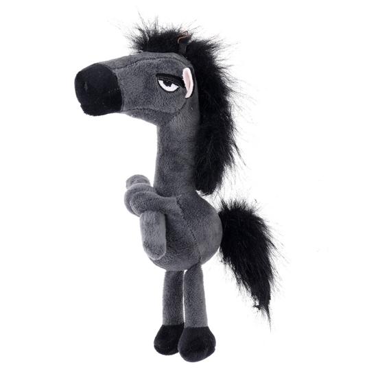 

Плюшевый брелок в виде лошади, талисман удачи, подвеска для сумки, рюкзака, кошелька, пушистый брелок в виде лошади, кулон в виде пони Кони чёрный