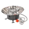 Mini Camping Stove Folding Stable Support Wind Resistant High Efficiency Portable Gas Stove for