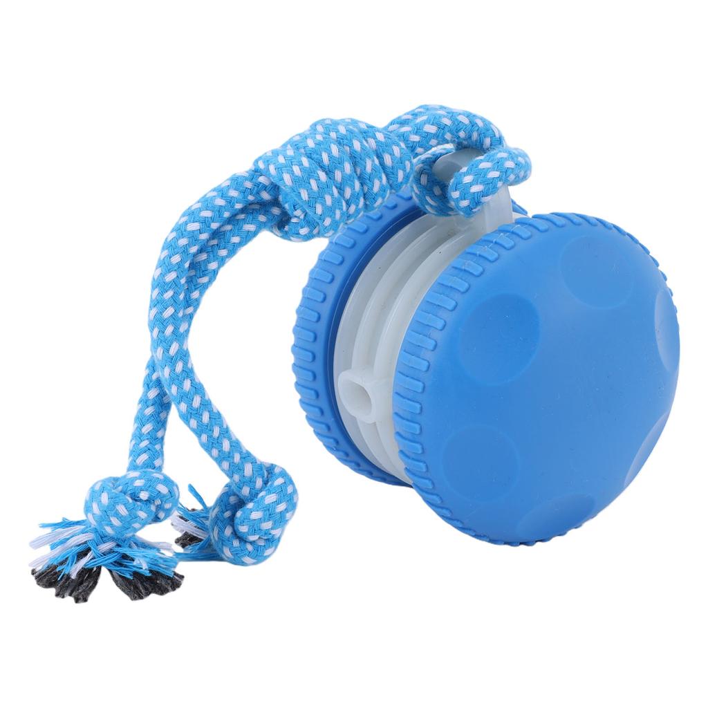 Interactive Dog Toy Random   Electric Automatic Moving and Rolling Dogs Toy with Rope for Small Medium Large Dogs Blue