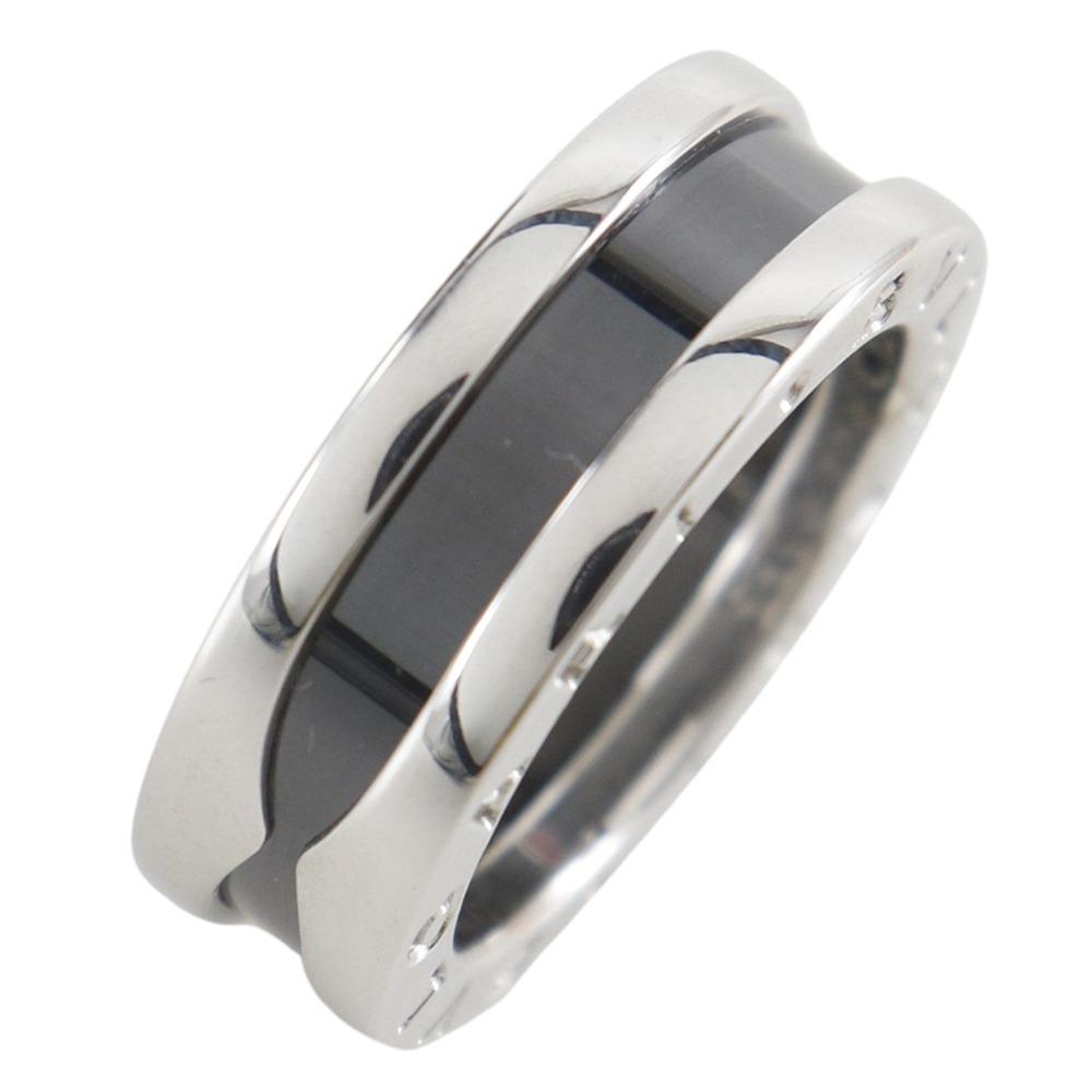 

BVLGARI Save the children Ring Silver925/Black ceramic #4.5(US Size) 6.3g Women Used
