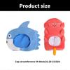 Upside down Fish Hat Soft Comfortable Hat Breathable Warm Hat Trendy Youth Hat for Skiing Camping  Sky Blue