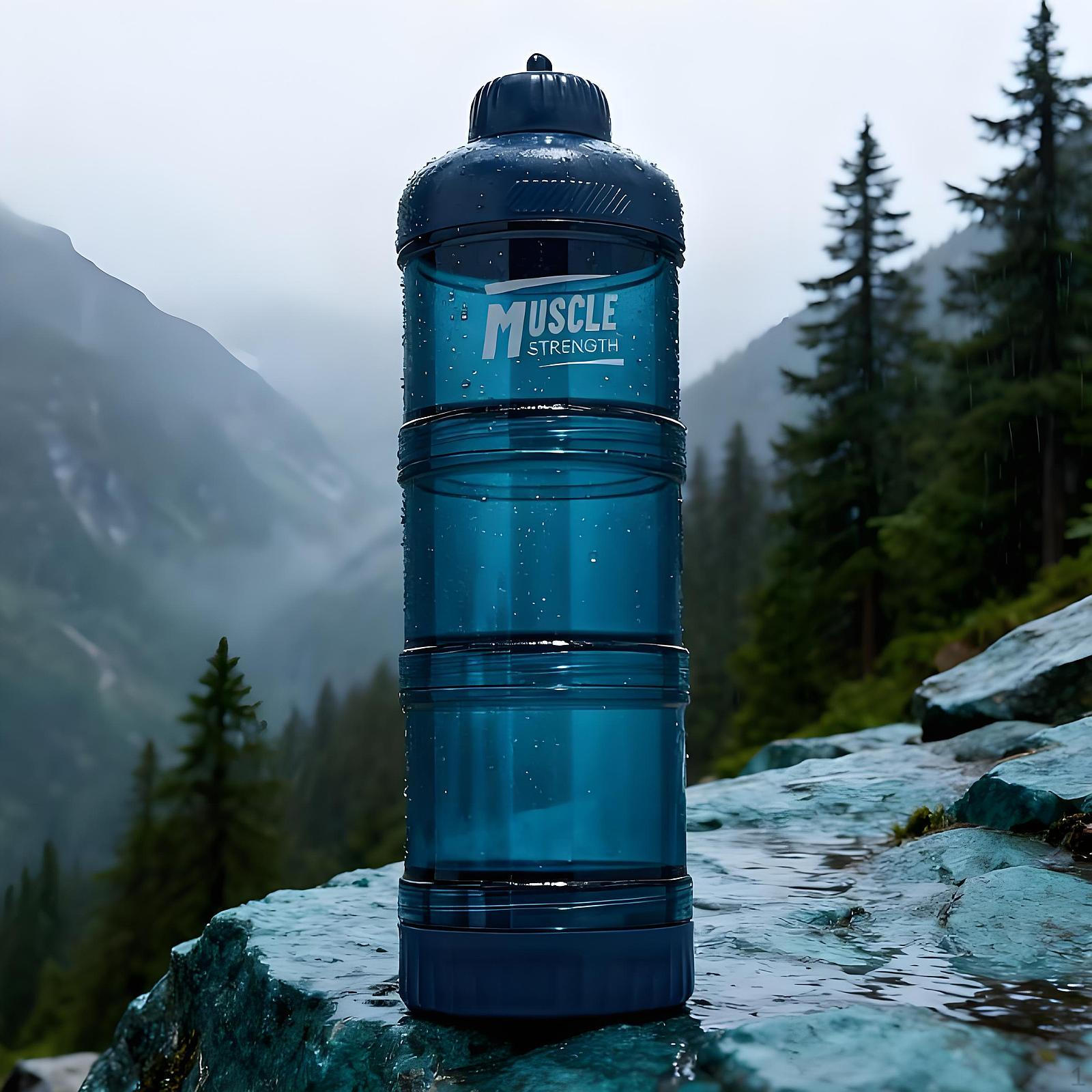 

Контейнер-диспенсер для протеинового порошка для путешествий, для тренировок, офиса, фитнеса