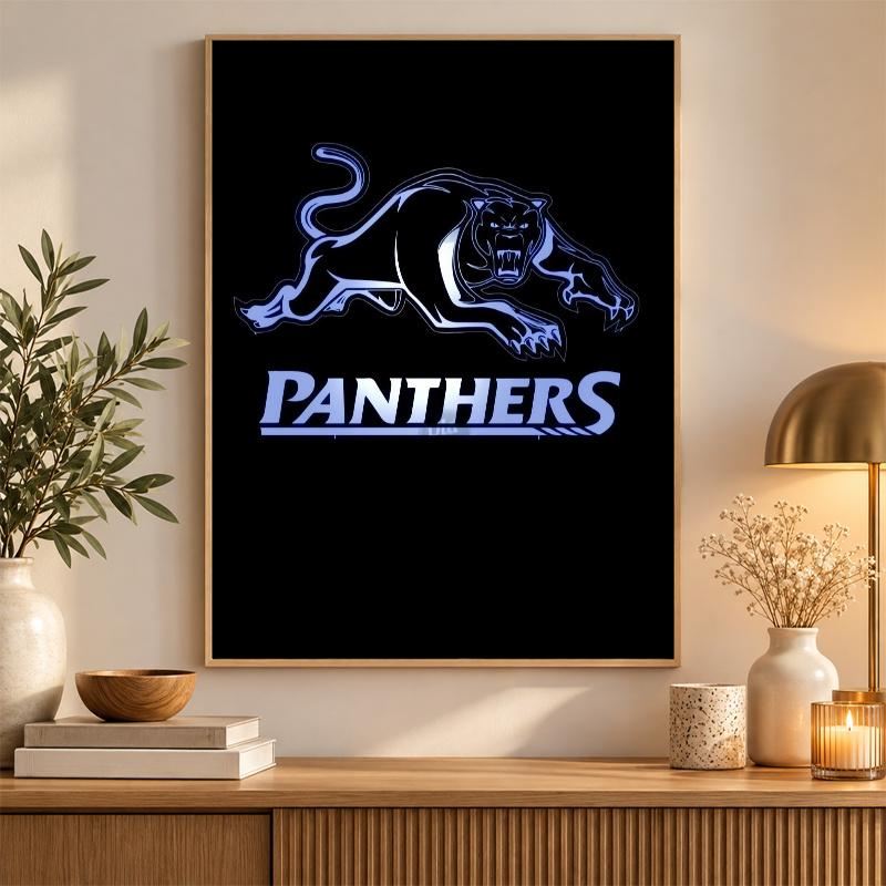 Penrith Panthers Diamond Painting Kit 5D Full Drill DIY Diamond Mosaic Wall Art Home Decor
