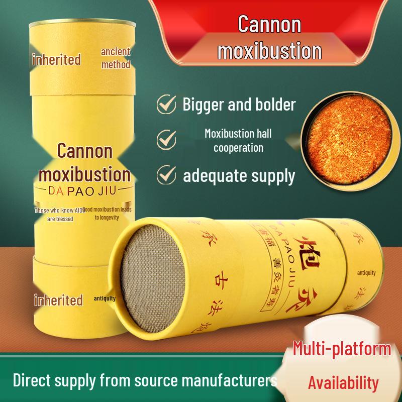 7cm Cannon Moxibustion Stick with Extinguisher - Thickened Thunder Fire Moxa Stick