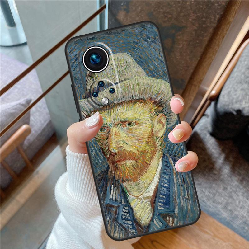 Gemälde Sternennacht Van Gogh Hülle Für Honor X6a X7a X8a X9a X9b X7 X8 X9 8X 9X Abdeckung Für Honor Magic 5 Lite 50 70 90
