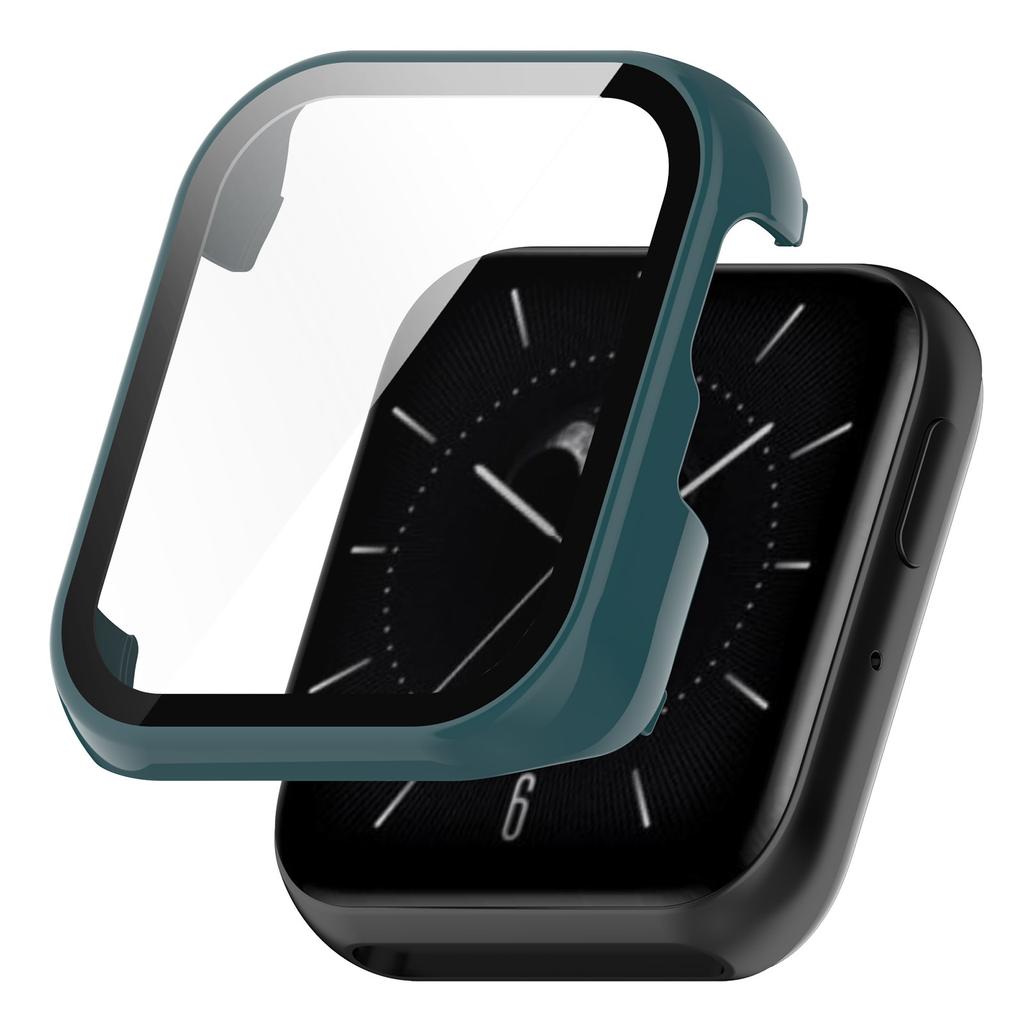 For Oppo Watch SE Watch Case PC Frame with Tempered Glass Screen Film