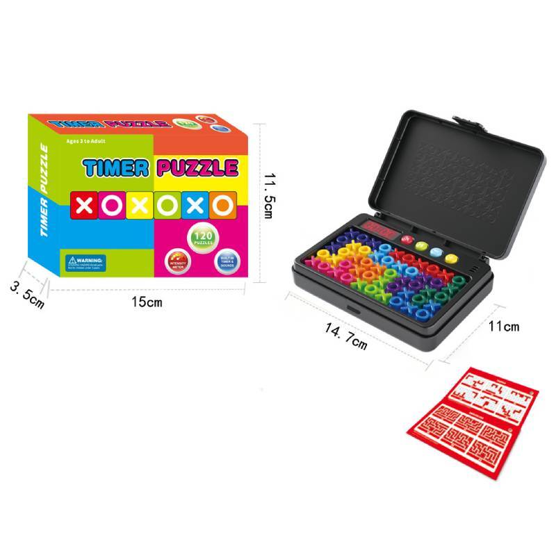 Logic Puzzle Pyramid Toy With Plastic Material For Childrens Brain Development And Parentchild Interaction