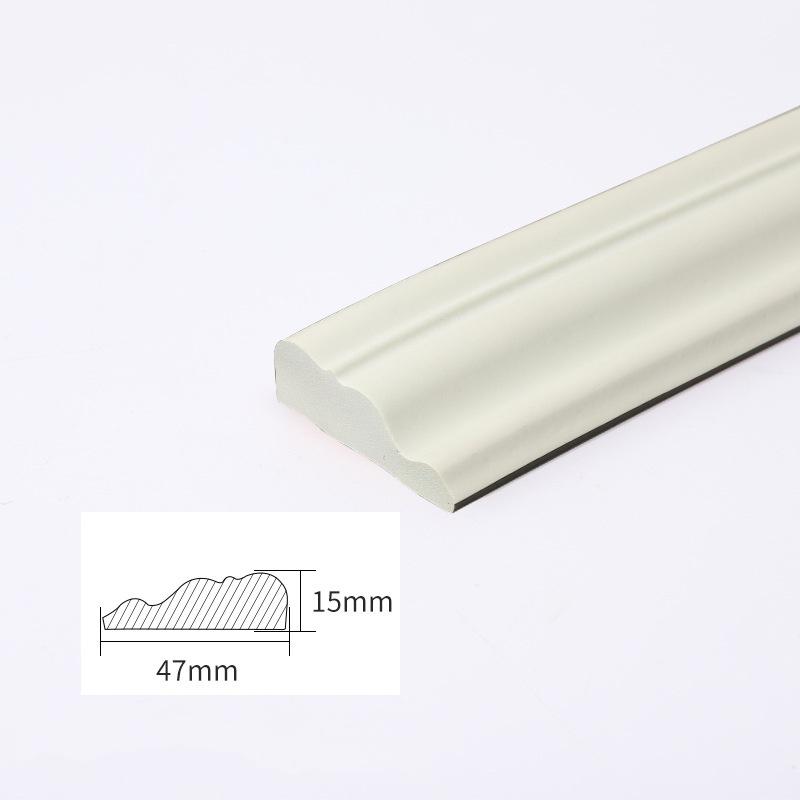 

1PC 2m/78.74inch Self Adhesive Wall Trim Line Skirting Border Wall Edge Strip Sticker Waterproof Baseboard Wallpaper белый