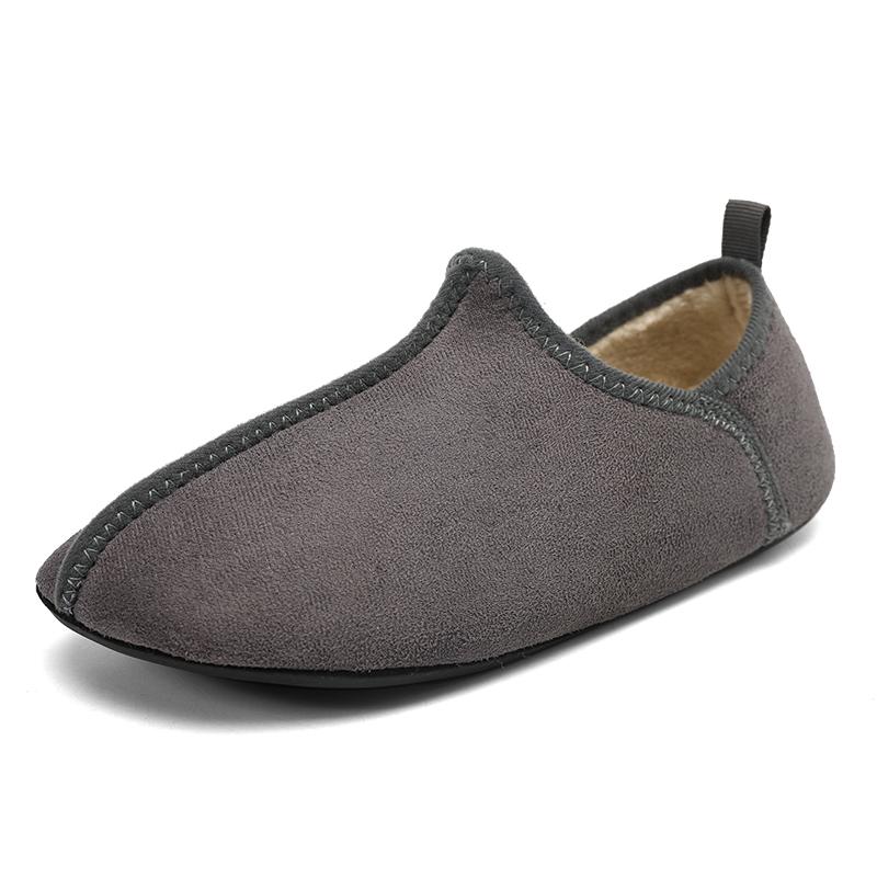 Winter Cotton Men Shoes Warm Slip on Lightweight Slippers Women Plush Bedroom Home Cotton Loafers Unisex Winter Warm Shoe